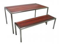 Inlet Bench Table and Seat Setting Slats Lengthways