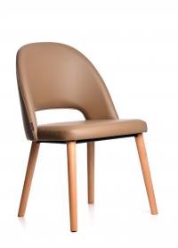 AC071T Semifreddo Chair  With Tapered Oak Legs